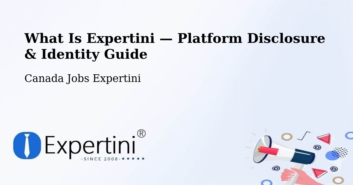 What Is Expertini — Platform Disclosure & Identity Guide – Pasadena